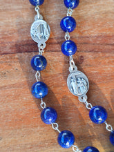 Load image into Gallery viewer, Lapis Lazuli Seven Sorrows of Mary Rosary (Servite Chaplet)