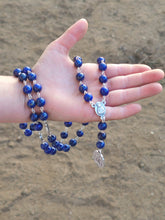 Load image into Gallery viewer, Lapis Lazuli Seven Sorrows of Mary Rosary (Servite Chaplet)