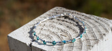 Load image into Gallery viewer, European Crystal and Sterling Silver Bracelet