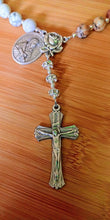 Load image into Gallery viewer, St Kateri Stone and Silver Chaplet
